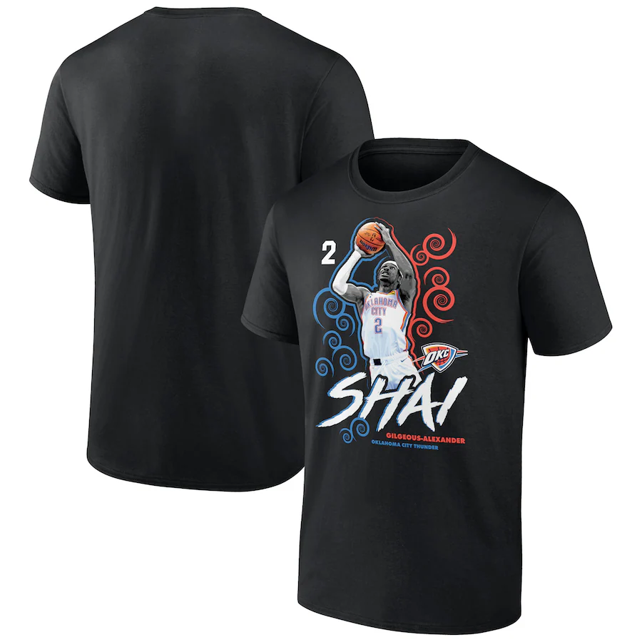 Men Oklahoma City Thunder short T Shirt 2025 style 2